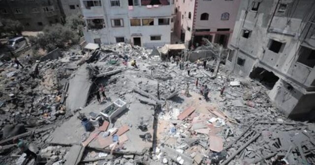 İsrail ordusu HƏMAS-ın Ali Məhkəməsi və Ədliyyə Nazirliyinin binasını partladıb