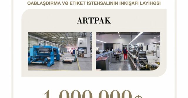 Azərbaycanda etiket istehsalçısına 1 milyon manat güzəştli kredit ayrılıb