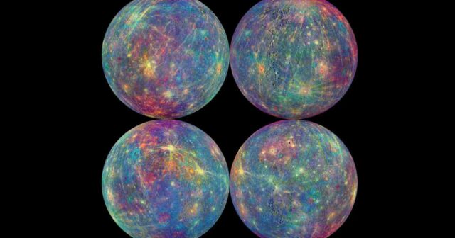 NASA Merkuri planetinin yeni görüntülərini paylaşıb