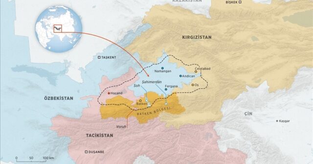 Qırğızıstan-Tacikistan sərhədinin mübahisəli hissəsinin daha 10,7 kilometri müəyyənləşib