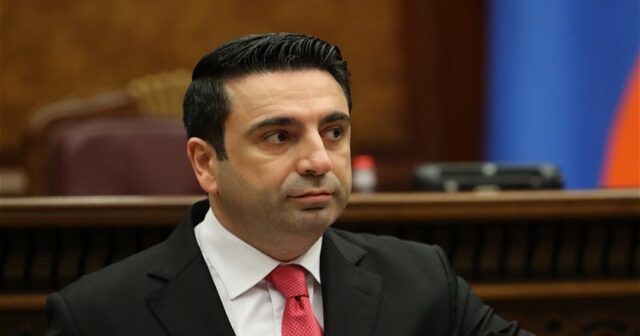 Alen Simonyan: Ermənistan və Azərbaycanın bir-birinə qarşı ərazi iddiası yoxdur