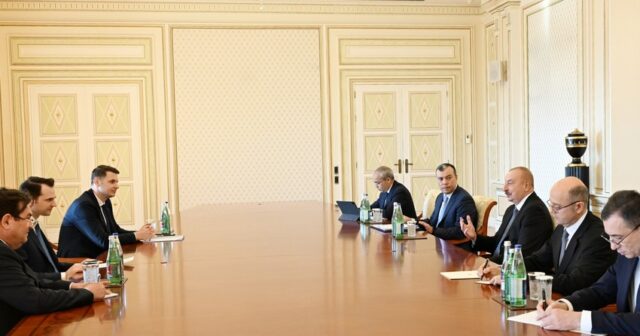 Prezident İlham Əliyev Rumıniyanın energetika nazirini qəbul edib