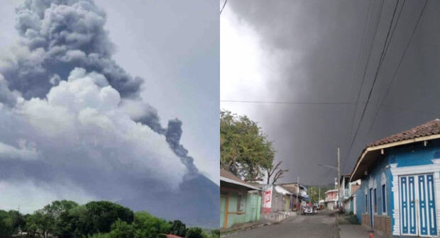 Nikaraquada vulkan püskürdü – FOTO/VİDEO