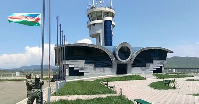Xocalı aeroportunda Azərbaycan bayrağı qaldırıldı
