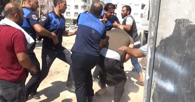 Meyvə bazarında satıcılarla polis arasında DAVA: 15 nəfər YARALANDI – VİDEO