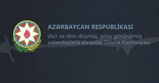 Əsir və itkin düşmüş, girov götürülmüş vətəndaşlarla əlaqədar Dövlət Komissiyası əhaliyə çağırış edib