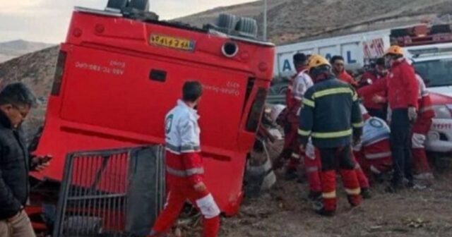 İranda avtobus qəzaya uğrayıb, 35 zəvvar ölüb