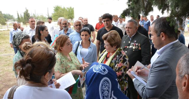 Tənzilə Rüstəmxanlının seçicilərlə növbəti görüşü Yuxarı Qaramanlı kəndində baş tutdu – FOTOLAR