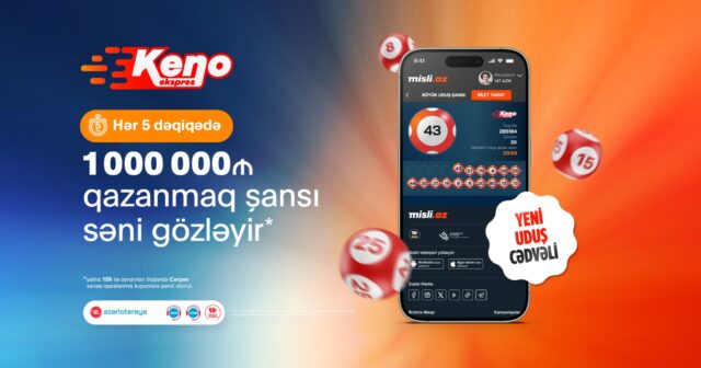 “Ekspress Keno” ilə arzulara aparan şans səyahəti