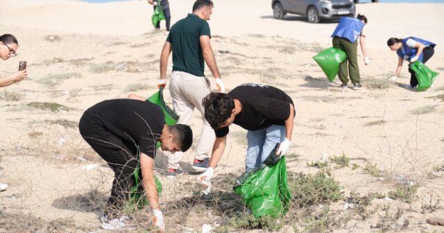 Ümumrespublika Təmizlik Marafonu çərçivəsində keçirilən aksiyada  gənclər iştirak edib – FOTOLAR