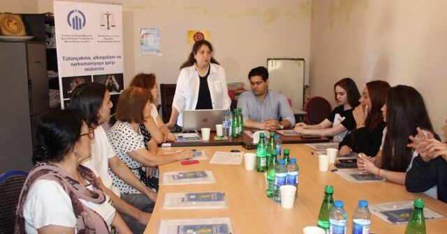 Bakıda alkoqolizm və narkomaniyaya qarşı maarifləndirici tədbir keçirilib – FOTO