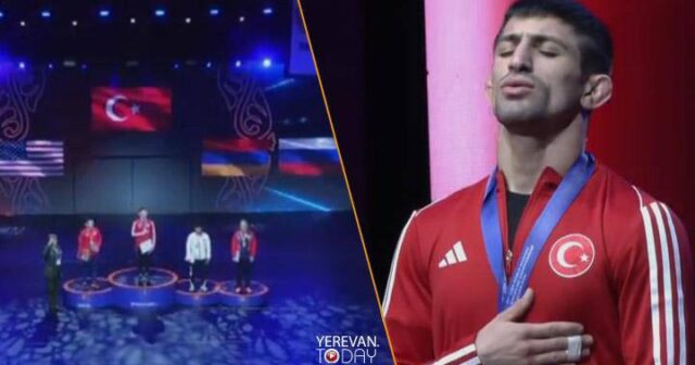 Türk güləşçinin İrəvanda qızıl medal qazanması ermənilərə “OD QOYDU” – VİDEO