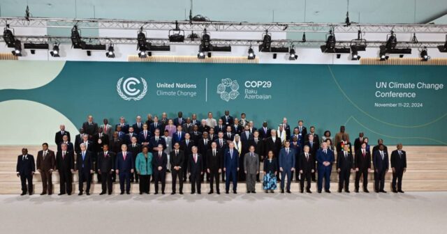 COP29-un Liderlər Sammitində ailə fotosu çəkdirilib