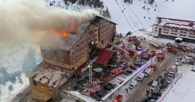 Türkiyədə hoteldə baş verən yanğınla əlaqədar 4 nəfər saxlanılıb