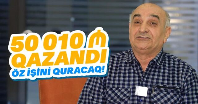 6 rəqəmi ona uğur gətirdi – Lotereyada 50.000 manat qazandı