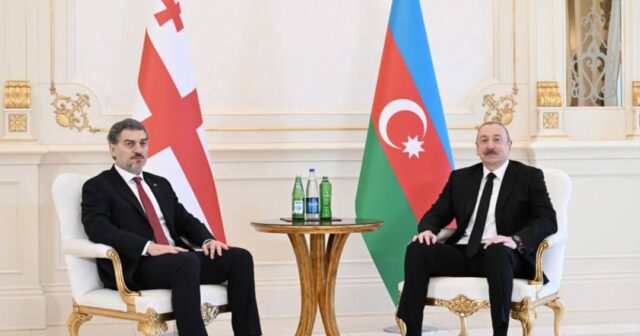 Azərbaycan və Gürcüstan prezidentlərinin təkbətək görüşü başlayıb