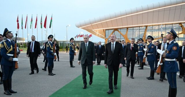 Rəcəb Tayyib Ərdoğanın Azərbaycana səfəri başa çatıb