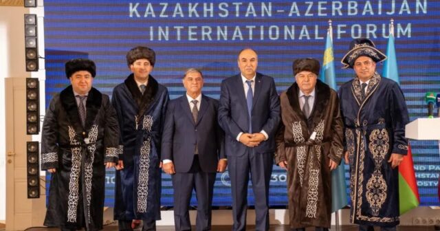Azərbaycan heyəti Qazaxıstanda DATÜB tərəfindən təltif edildi – FOTO
