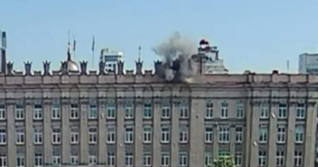 Rusiyada dron hökumət binasına HÜCUM ETDİ – Qubernator müavini YARALANDI – VİDEO
