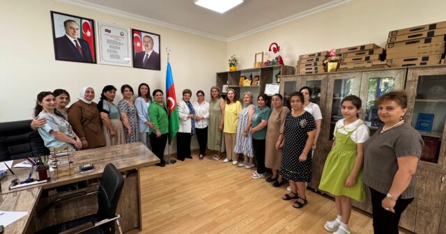 Tənzilə Rüstəmxanlı Xıllı qəsəbəsində görüş keçirdi – FOTOLAR