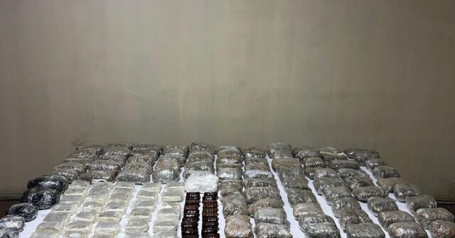 İrandan Azərbaycana 75 kq narkotik keçirilməsinin qarşısı alınıb