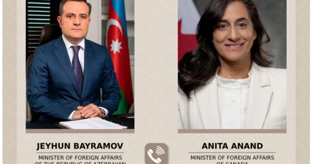 Kanada vətəndaşlarının İrandan təxliyəsinə görə Azərbaycana təşəkkür edib
