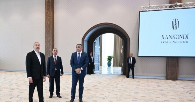 Xankəndi Konqres Mərkəzinin açılışı olub