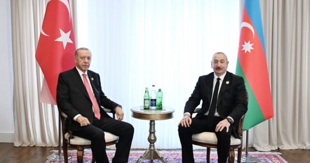 İlham Əliyev Xankəndidə Rəcəb Tayyib Ərdoğanla görüşüb
