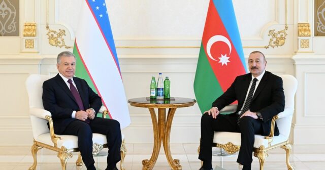 Azərbaycan və Özbəkistan prezidentlərinin təkbətək görüşü olub