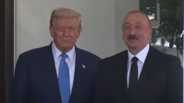 Donald Trampla İlham Əliyevin görüşü başlayıb