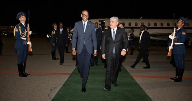 Ruanda Prezidenti Azərbaycana səfərə gəlib