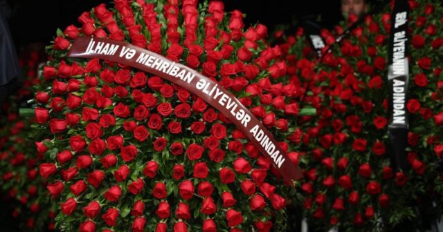 Prezident və Birinci vitse-prezident Cabir İmanovun vida mərasiminə əklil göndərib