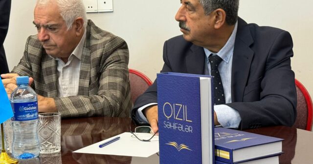 Rəhim Əliyevin “Qızıl səhifələr” kitabının təqdimatı keçirildi — FOTOLAR