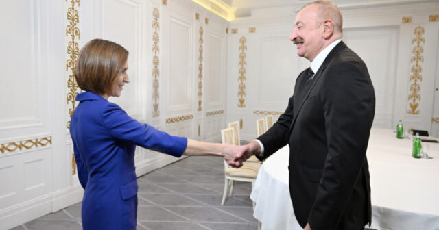 Prezident İlham Əliyev Kopenhagendə Moldova Prezidenti ilə görüşüb