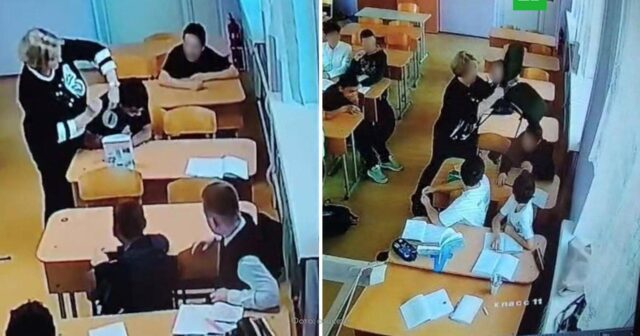 Məktəbdə QƏDDARLIQ: Müəllim şagirdlərə İŞGƏNCƏ VERDİ – VİDEO