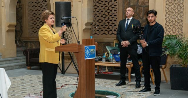 Millət vəkili Tənzilə Rüstəmxanlı EAPCA-nın təqdimat mərasimində – FOTOLAR