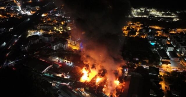 İstanbulda güclü partlayış BAŞ VERDİ – VİDEO