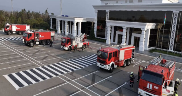 FHN Qəbələ aeroportunda təlim keçirib