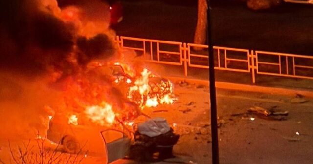 Dəhşətli qəzada üç nəfər yanaraq HƏLAK OLDU – VİDEO/FOTO