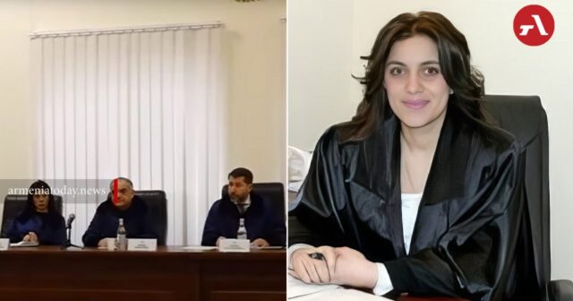 Ermənistanda hakimə cinayət işi AÇILDI Ermənistanda hakimə cinayət işi AÇILDI