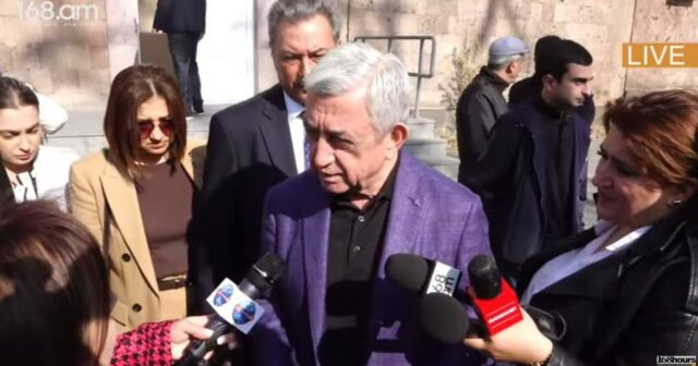 Ölüm hökmü ilə üzləşsəm belə, Ermənistanı tərk etməyəcəyəm – Serj Sarkisyan Ölüm hökmü ilə üzləşsəm belə, Ermənistanı tərk etməyəcəyəm – Serj Sarkisyan