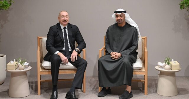 İlham Əliyev Əbu-Dabidə bir sıra tədbirlərdə iştirak edib