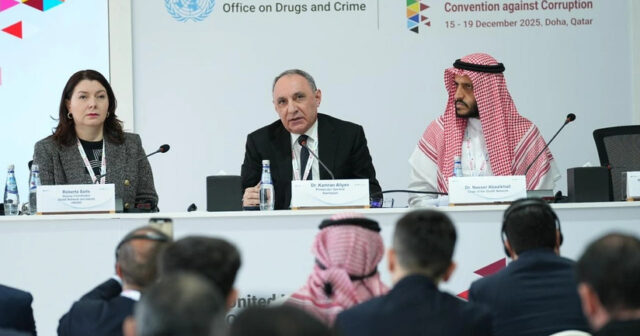 Kamran Əliyev Qətərdə beynəlxalq tədbirdə iştirak edir