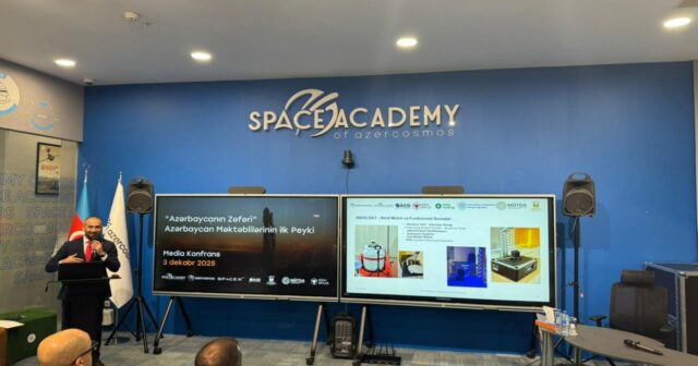 Azərbaycan orbitə “Zəfər” peyki buraxıb