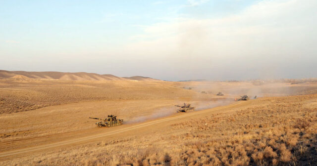 Azərbaycan Ordusunda taktiki təlim keçirilib