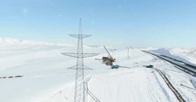 “Zəngəzur” elektrik ötürmə xəttinin çəkilməsinə başlanılıb – FOTO