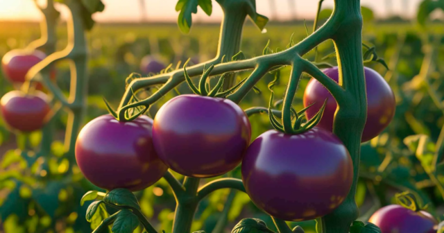 Bənövşəyi pomidorlar SATIŞA ÇIXARILIR – Təbiisindən daha FAYDALI – VİDEO