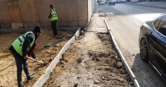 Bakıda piyada səkilərinin ləğvinə qarşı tədbirlər görülüb, qanunsuz müdaxilələr aradan qaldırılıb Bakıda piyada səkilərinin ləğvinə qarşı tədbirlər görülüb, qanunsuz müdaxilələr aradan qaldırılıb