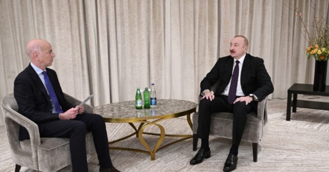Prezident İlham Əliyev Münxendə “France 24” telekanalına müsahibə verib