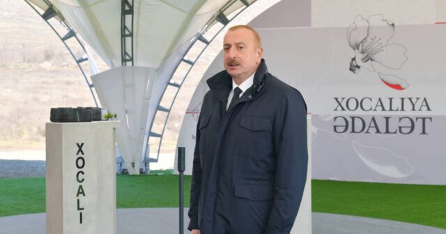 Prezident İlham Əliyevin sosial şəbəkə hesablarında Xocalıya səfəri ilə bağlı videoçarx paylaşılıb